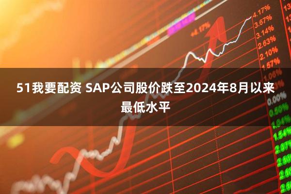 51我要配资 SAP公司股价跌至2024年8月以来最低水平